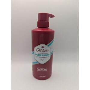 Old Spice Pure Sport High Endurance 2 In 1‎ Shampoo & Conditioner, 15.5 Oz, New